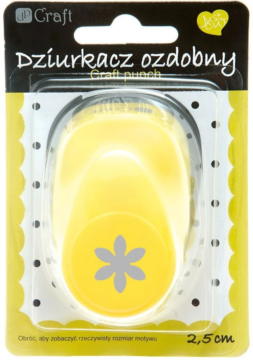 Dziurkacz ozdobny Stokrotka - DpCraft - 2,5 cm