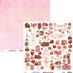 Elementy do wycinania 30,5 x 30,5 cm - Mintay - Chocolate Kiss