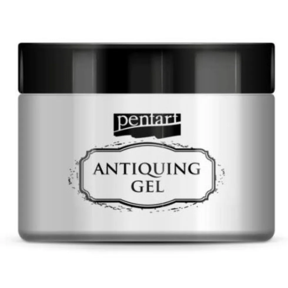 Żel postarzający Antiquing Gel - Pentart - biały, 150 ml