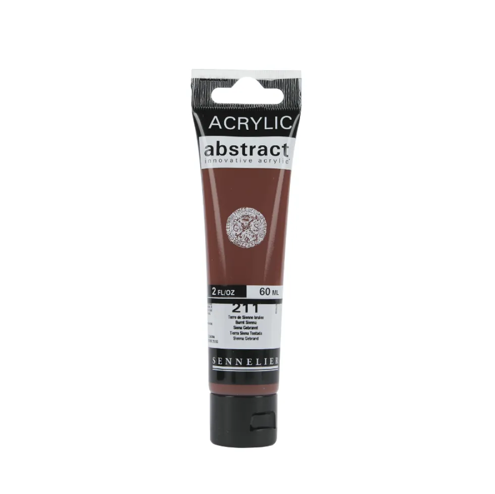 Farba akrylowa Abstract - Sennelier - 211 Burnt Sienna 60 ml