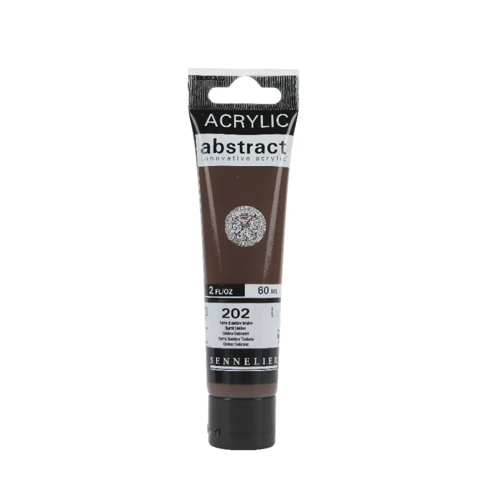 Farba akrylowa Abstract - Sennelier - 202 Burnt Umber 60 ml