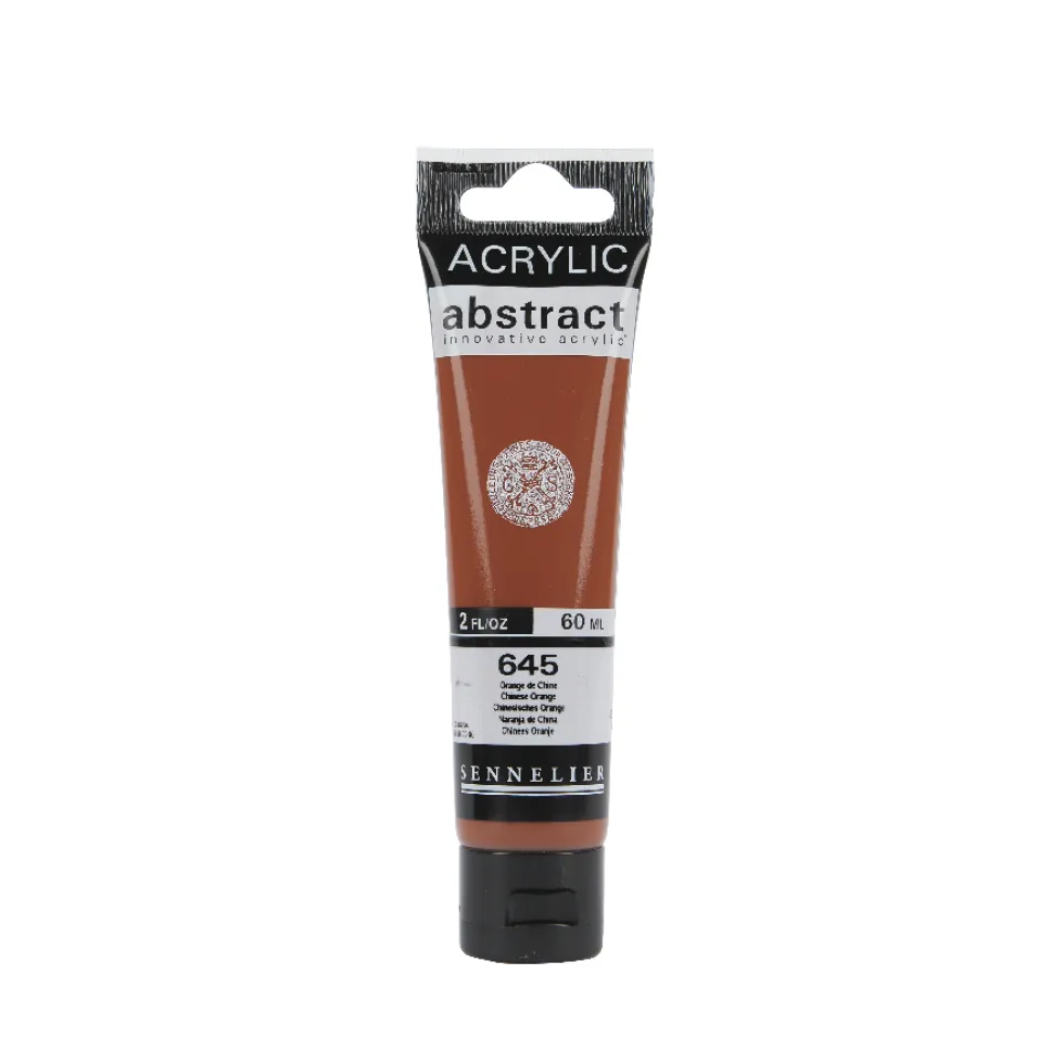 Farba akrylowa Abstract - Sennelier - 645 Chinese Orange 60 ml
