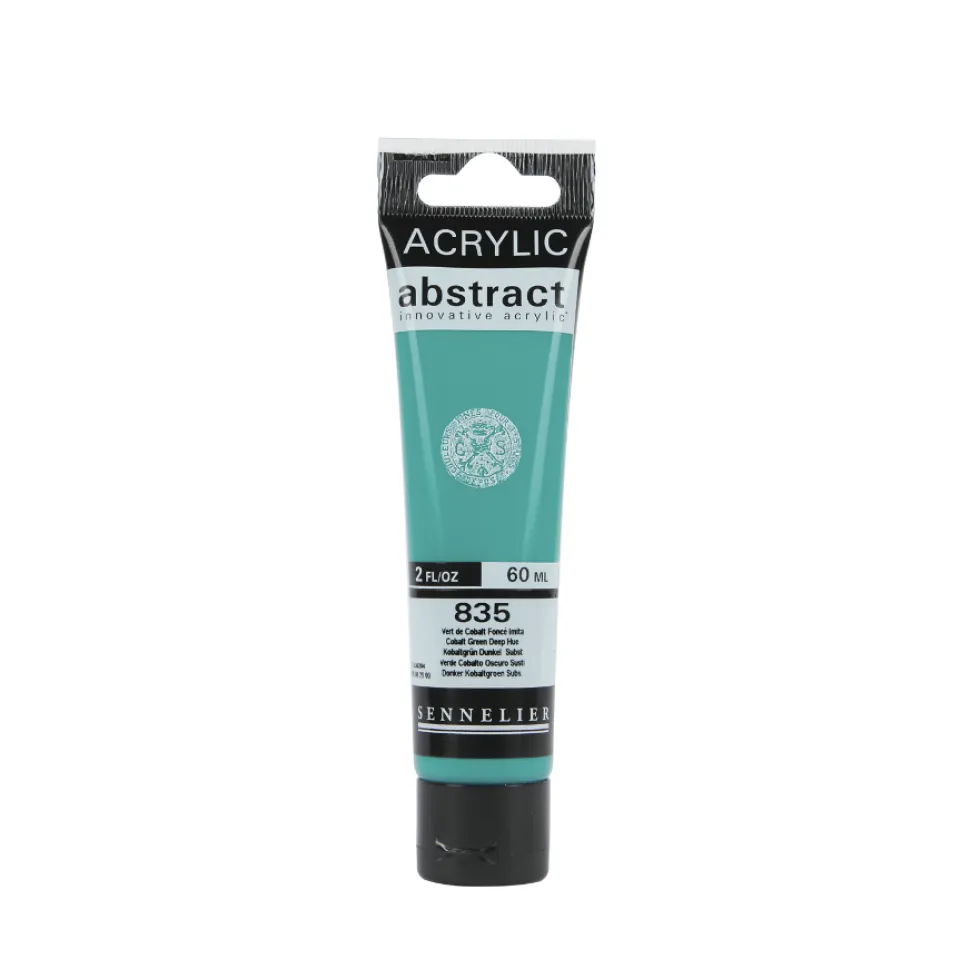Farba akrylowa Abstract - Sennelier - 835 Cobalt Green Deep Hue 60 ml