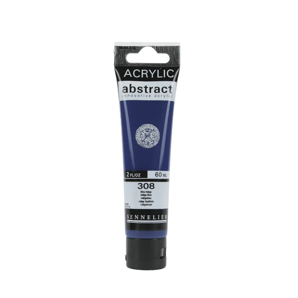 Farba akrylowa Abstract - Sennelier - 308 Indigo Blue 60 ml