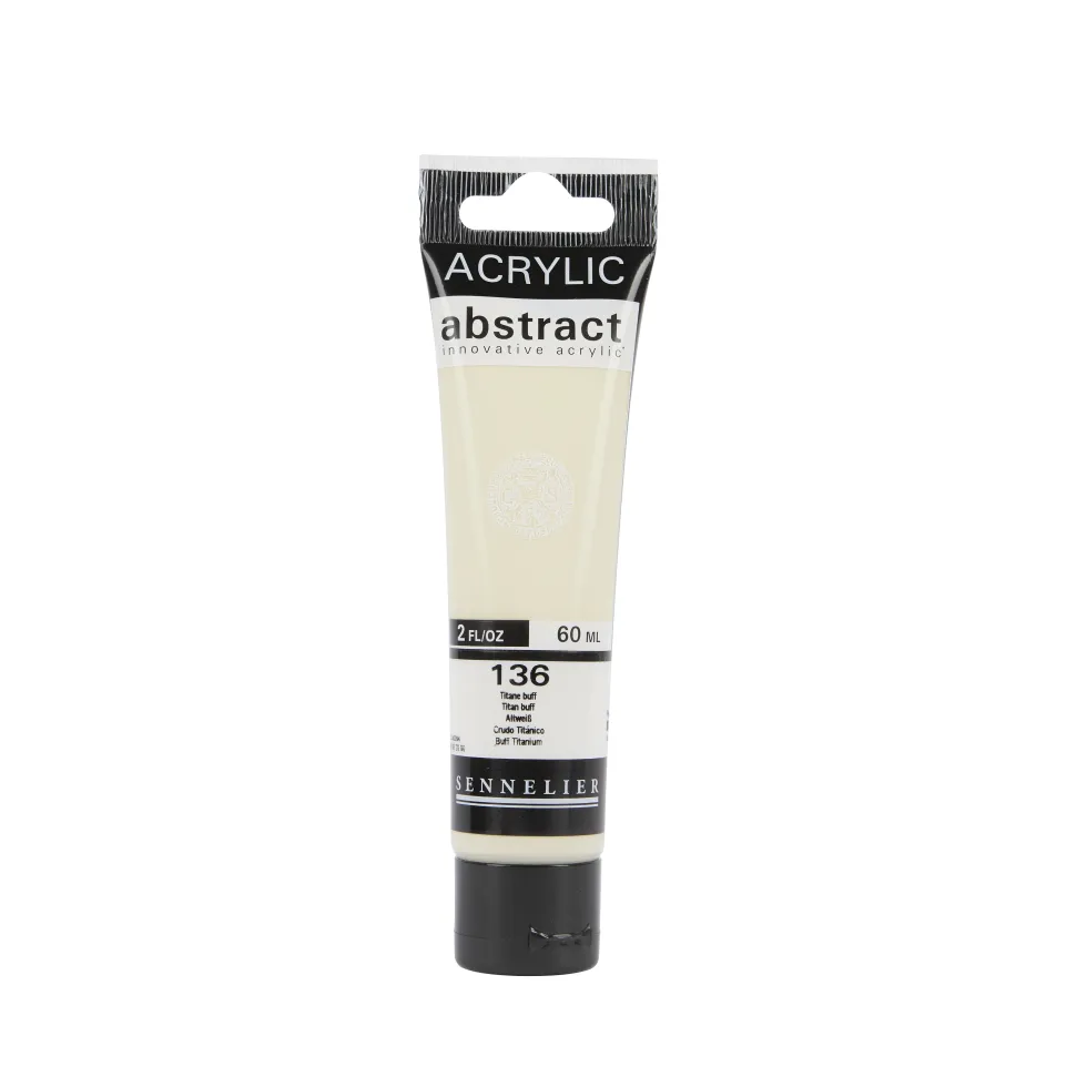 Farba akrylowa Abstract - Sennelier - 136 Titanium Buff 60 ml
