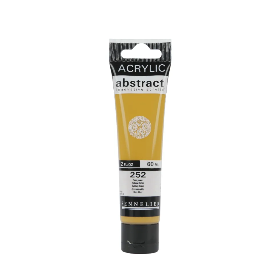 Farba akrylowa Abstract - Sennelier - 252 Yellow Ochre 60 ml