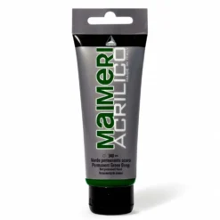 Farba akrylowa Acrilico - Maimeri - 340, Permanent Green Deep, 200 ml
