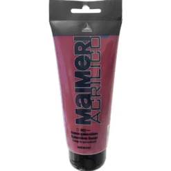 Farba akrylowa Acrilico - Maimeri - 063, Quinacridone Orange, 200 ml