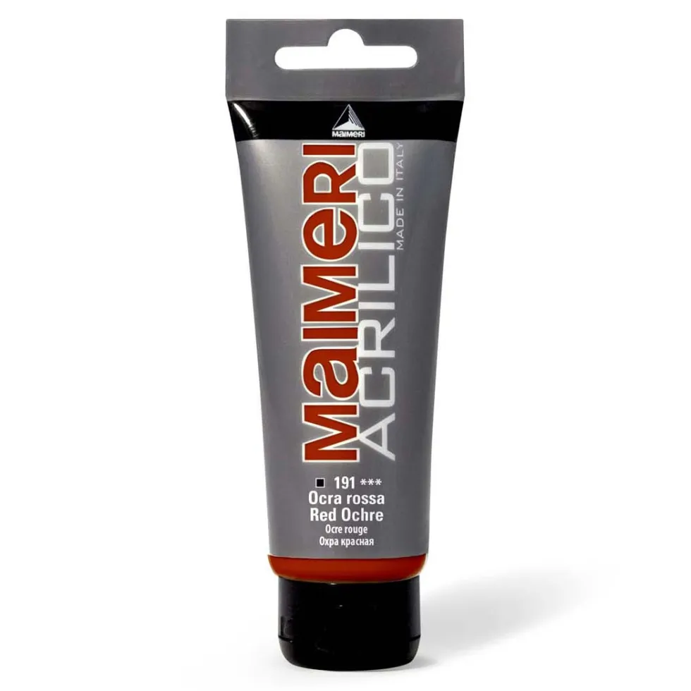 Farba akrylowa Acrilico - Maimeri - 191, Red Ochre, 200 ml