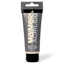 Farba akrylowa Acrilico - Maimeri - 023, Titanium Buff, 200 ml