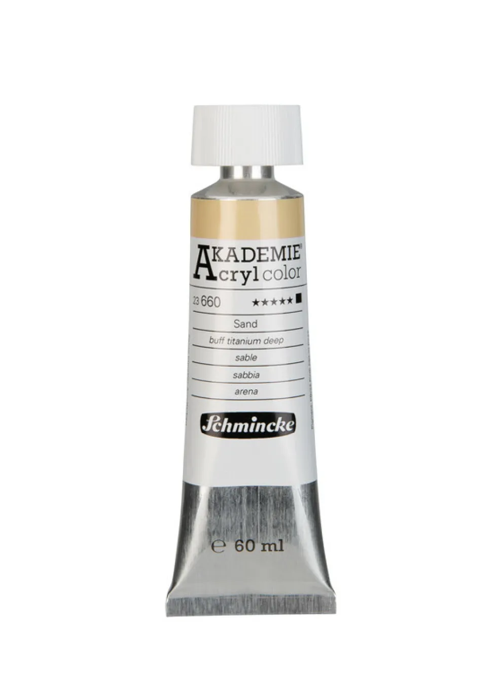 Farba akrylowa Akademie - Schmincke - 660, Buff Titanium Deep, 60 ml