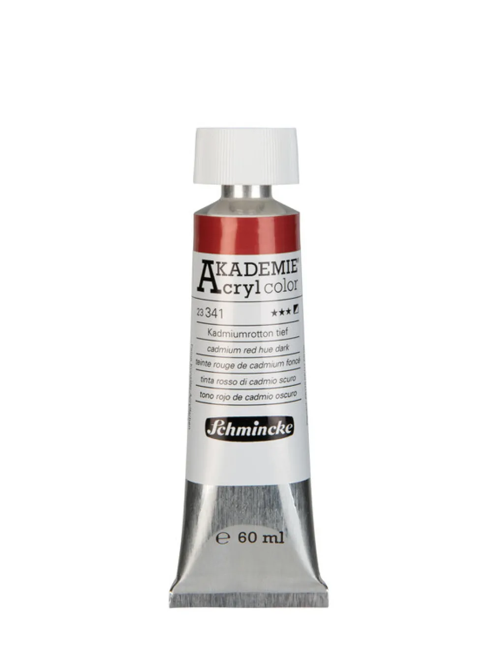 Farba akrylowa Akademie - Schmincke - 341, Cadmium Red Hue Dark, 60 ml
