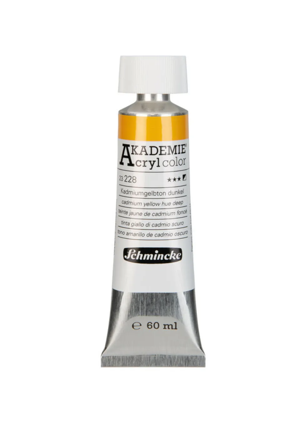 Farba akrylowa Akademie - Schmincke - 228, Cadmium Yellow Hue Deep, 60 ml