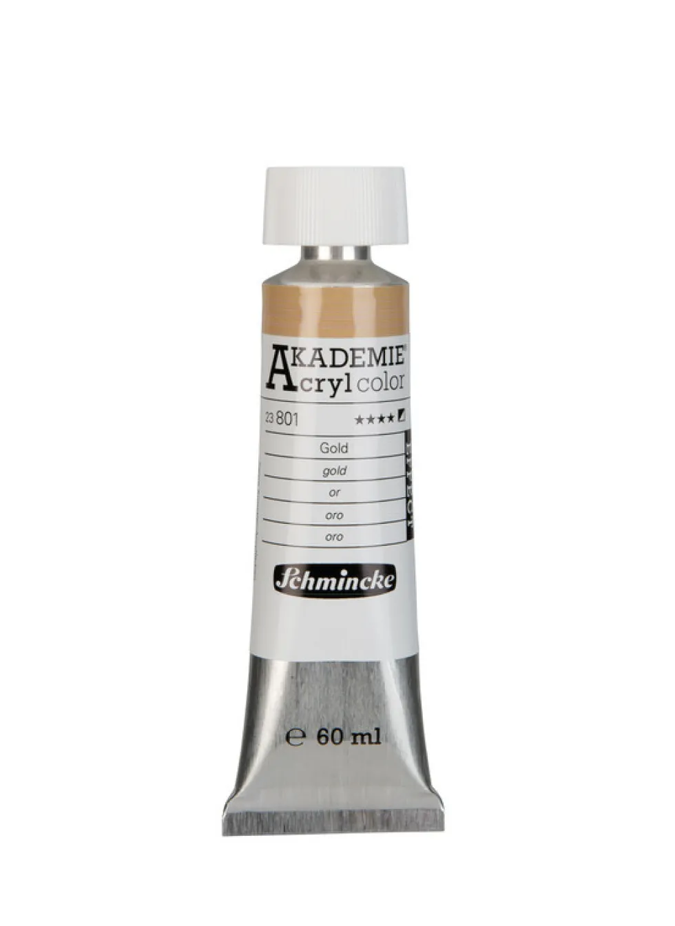 Farba akrylowa Akademie - Schmincke - 801, Gold, 60 ml