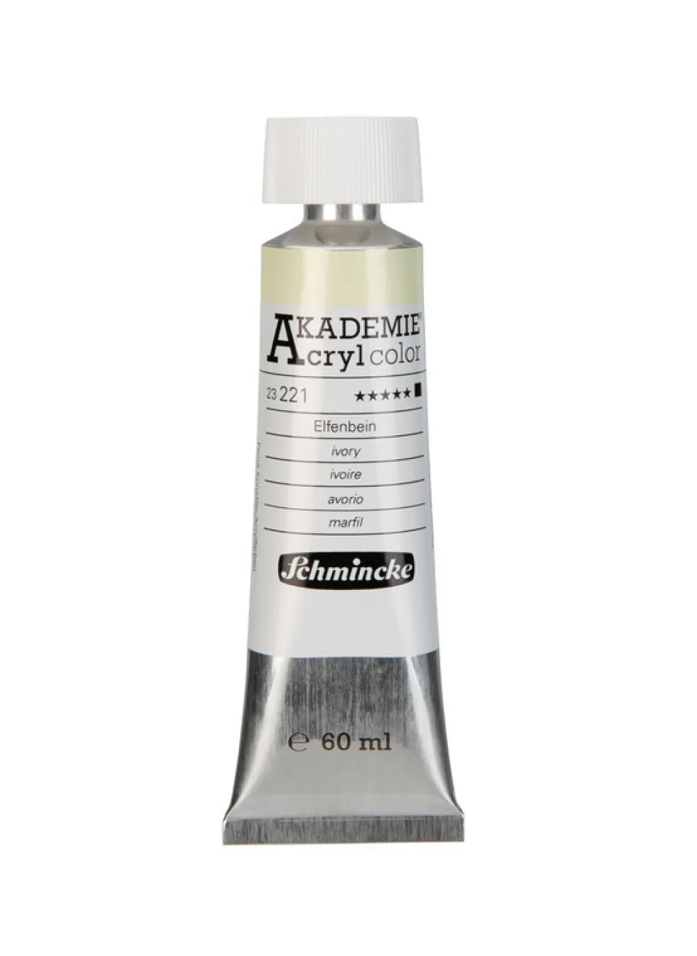 Farba akrylowa Akademie - Schmincke - 221, Ivory, 60 ml