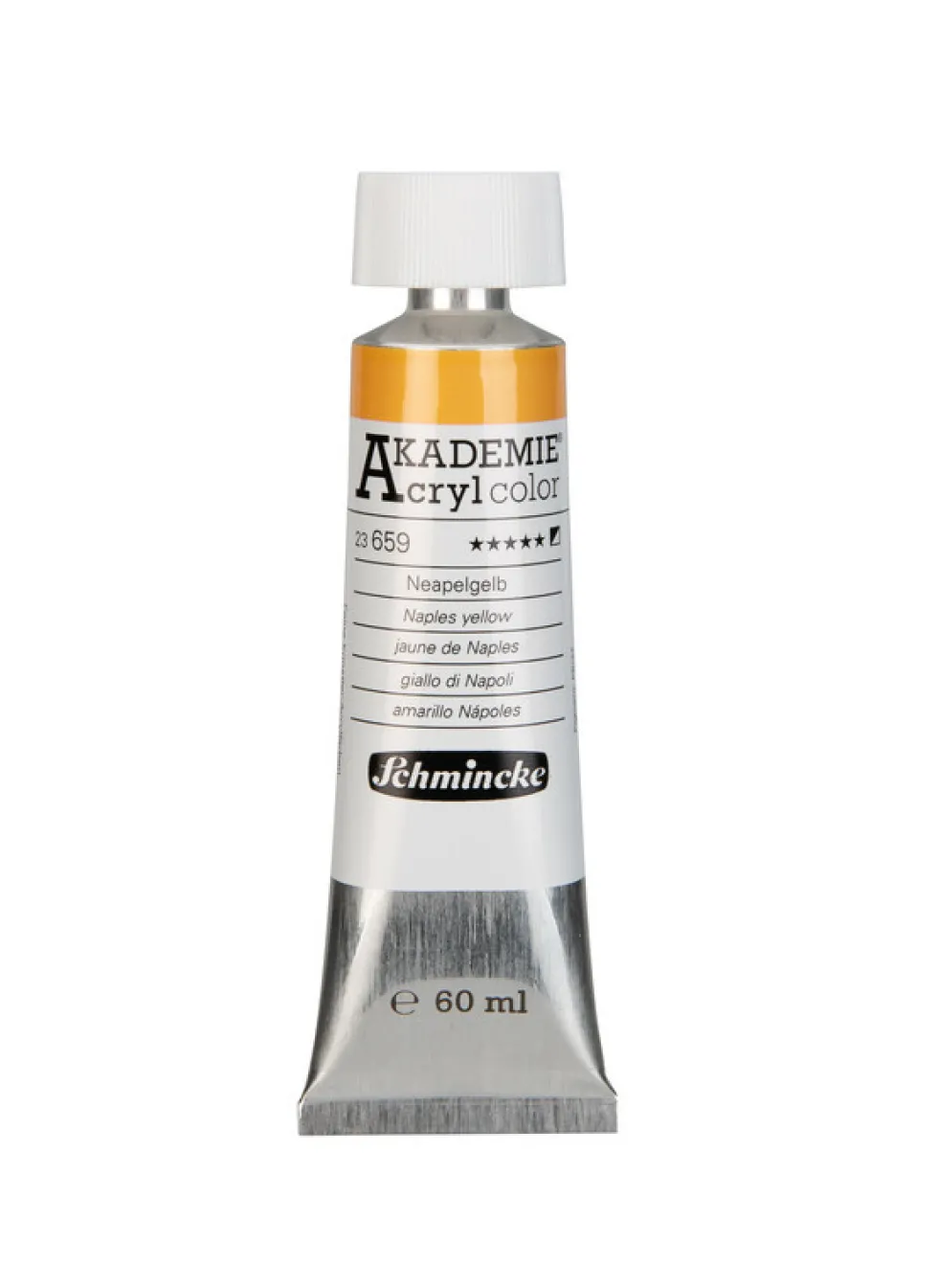 Farba akrylowa Akademie - Schmincke - 659, Naples Yellow, 60 ml