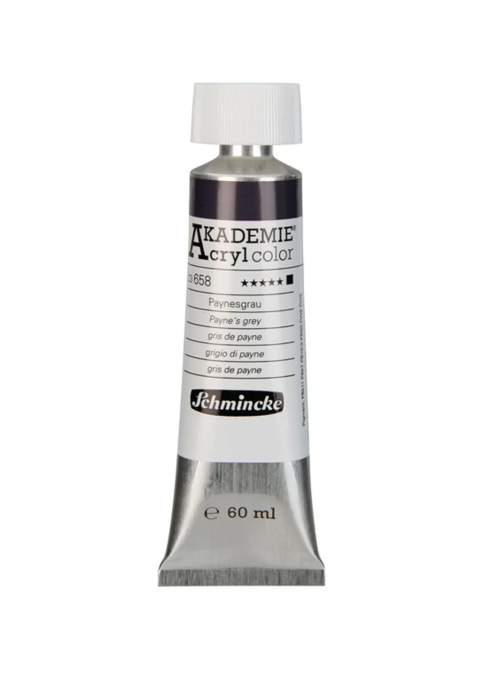 Farba akrylowa Akademie - Schmincke - 658, Payne's Grey, 60 ml