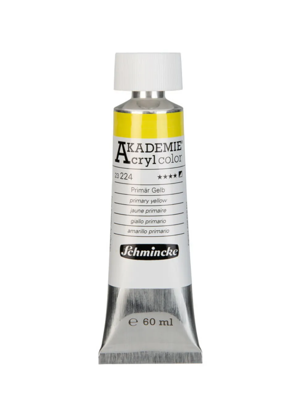 Farba akrylowa Akademie - Schmincke - 224, Primary Yellow, 60 ml