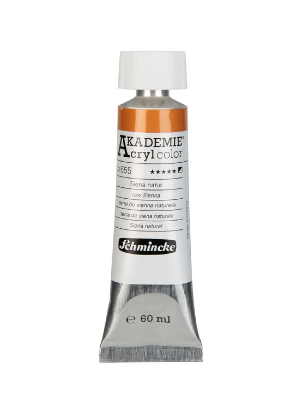Farba akrylowa Akademie - Schmincke - 655, Raw Sienna, 60 ml
