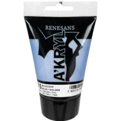 Farba akrylowa A'kryl Bicolor - Renesans - 75, blue golden, 100 ml