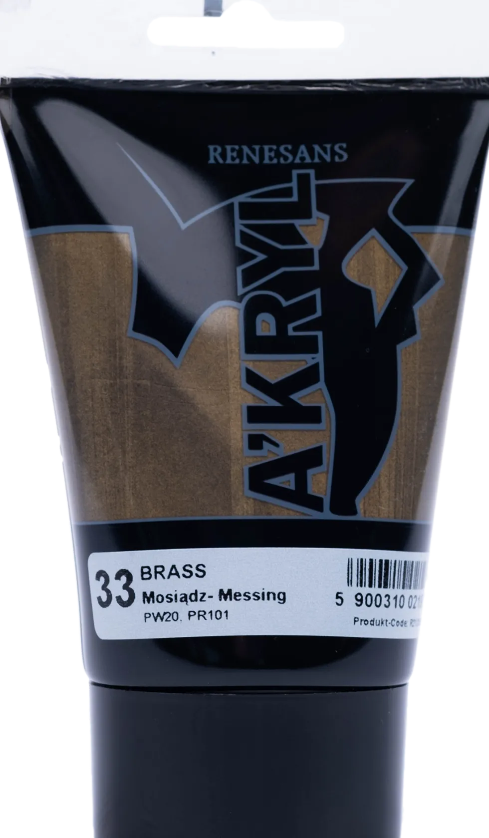 Farba akrylowa A'kryl metaliczna - Renesans - mosiądz, 100 ml