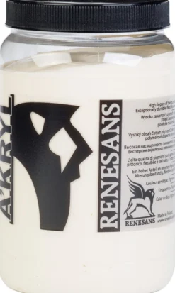 Farba akrylowa A'kryl - Renesans - 02, biel antyczna, 500 ml
