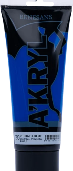 Farba akrylowa A'kryl - Renesans - błękit ftalowy, 200 ml