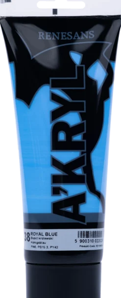Farba akrylowa A'kryl - Renesans - błękit królewski, 200 ml