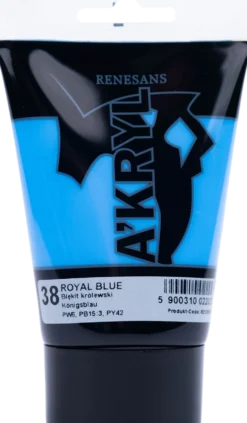 Farba akrylowa A'kryl - Renesans - błękit królewski, 100 ml