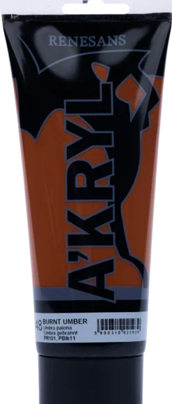 Farba akrylowa A'kryl - Renesans - 48, burnt umber, 200 ml