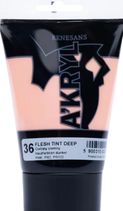 Farba akrylowa A'kryl - Renesans - cielisty ciemny, 100 ml