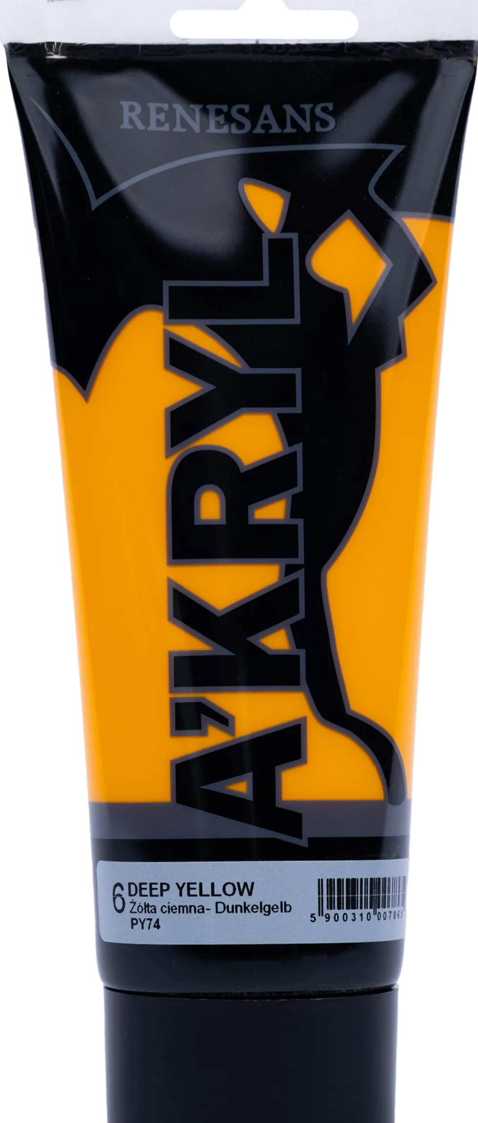 Farba akrylowa A'kryl - Renesans - żółć ciemna, 200 ml