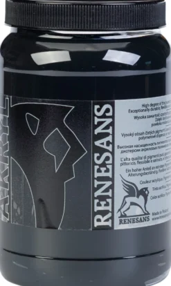 Farba akrylowa A'kryl - Renesans - 27, czarny, 500 ml
