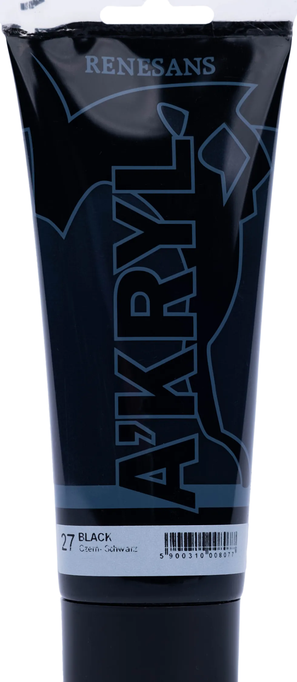 Farba akrylowa A'kryl - Renesans - czerń karbonowa, 200 ml