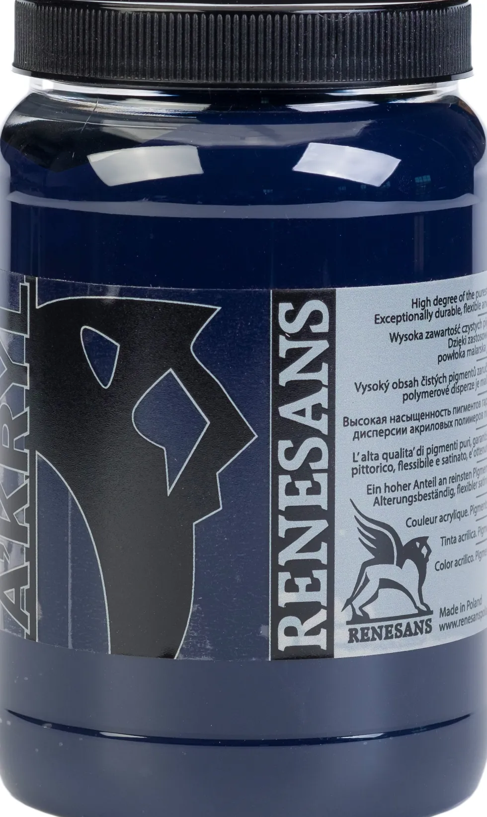 Farba akrylowa A'kryl - Renesans - 22, granat marynarski, 500 ml