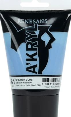 Farba akrylowa A'kryl - Renesans - 81, Greyish Blue, 100 ml