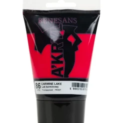 Farba akrylowa A'kryl - Renesans - 86 lak karminowy 100 ml