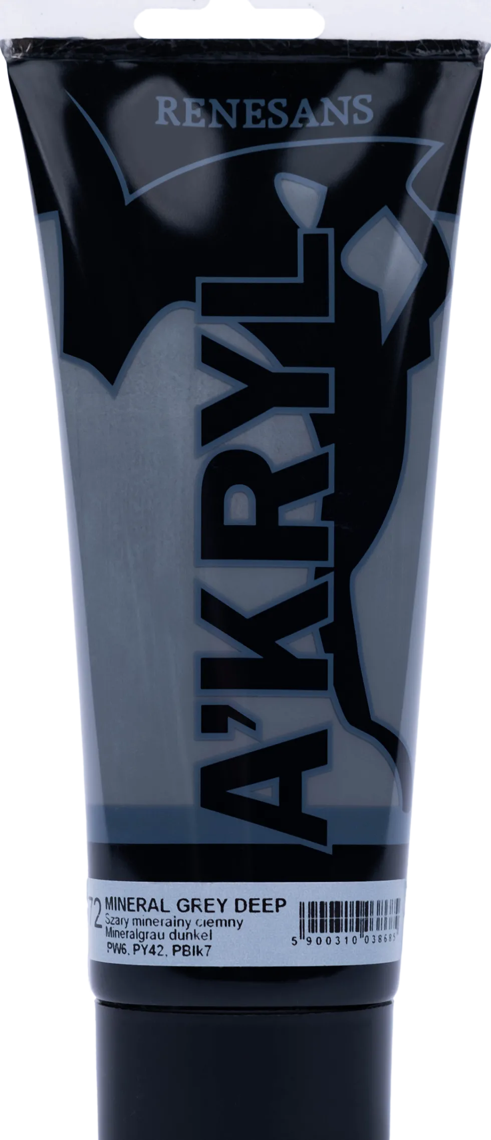 Farba akrylowa A'kryl - Renesans - 72, mineral grey deep, 200 ml