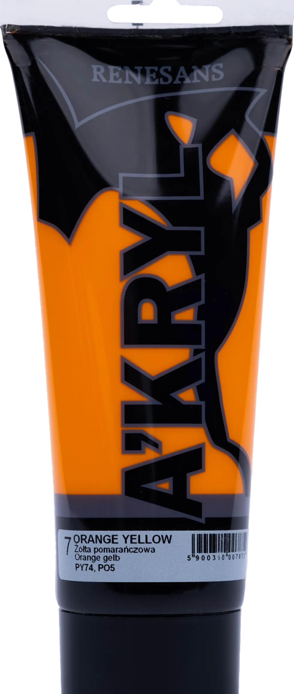 Farba akrylowa A'kryl - Renesans - żółć pomarańczowa, 200 ml