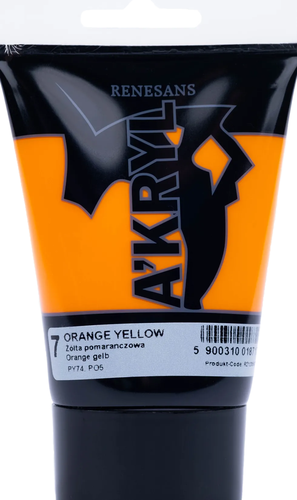 Farba akrylowa A'kryl - Renesans - żółć pomarańczowa, 100 ml