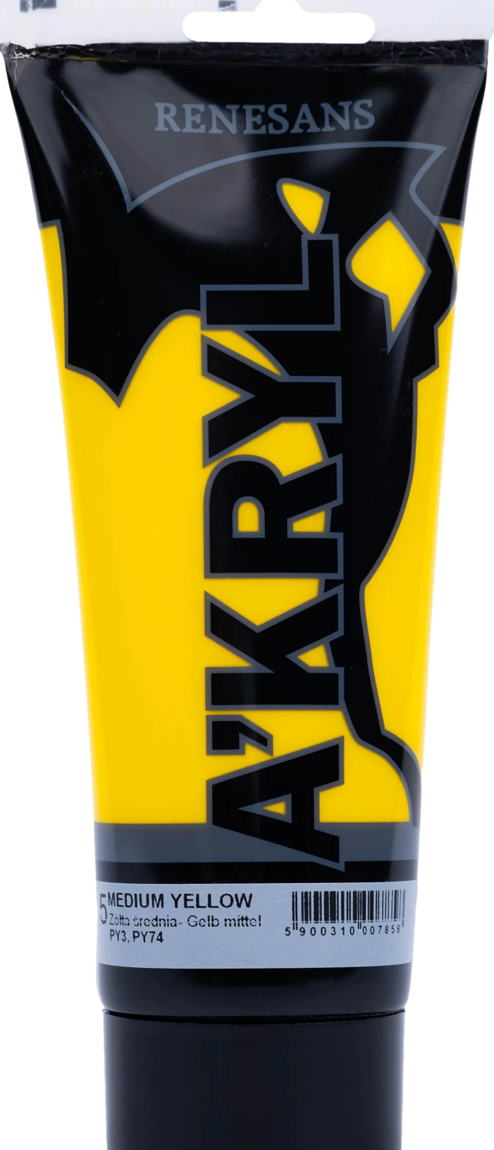 Farba akrylowa A'kryl - Renesans - żółć średnia, 200 ml
