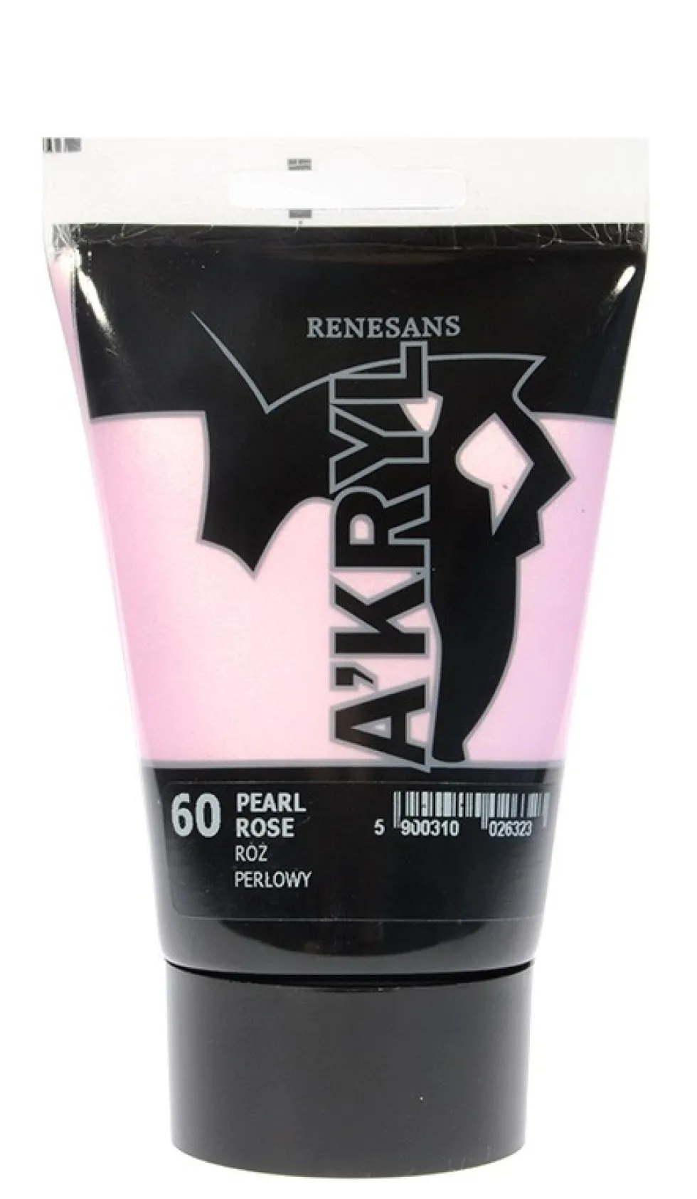 Farba akrylowa A'kryl- Renesans - róż perłowy, 100 ml