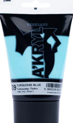 Farba akrylowa A'kryl - Renesans - turkusowy, 100 ml