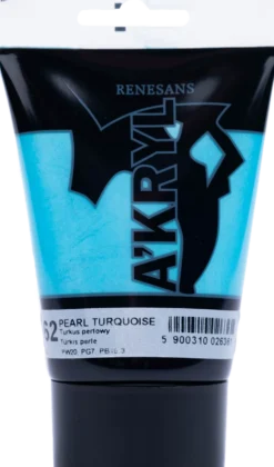 Farba akrylowa A'kryl - Renesans - turkus perłowy, 100 ml