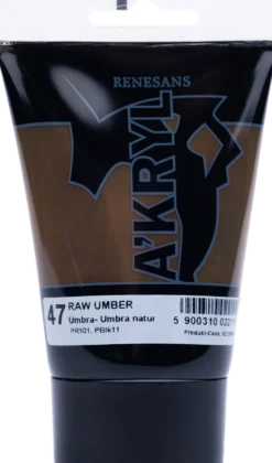 Farba akrylowa A'kryl - Renesans - umbra naturalna, 100 ml
