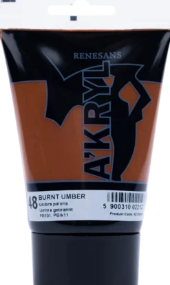 Farba akrylowa A'kryl - Renesans - umbra palona, 100 ml