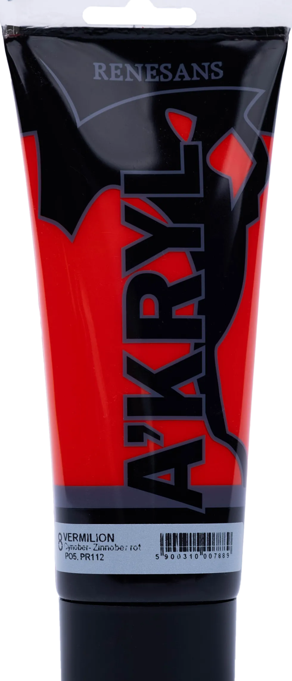 Farba akrylowa A'kryl - Renesans - 08, Vermilion, 200 ml