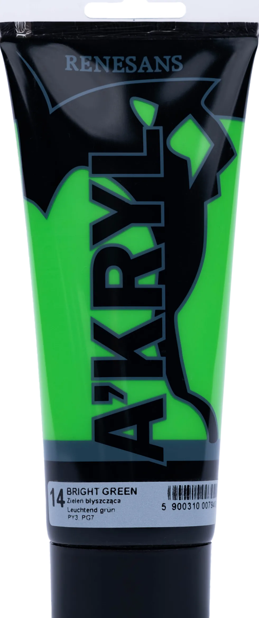 Farba akrylowa A'kryl - Renesans - zieleń błyszcząca, 200 ml