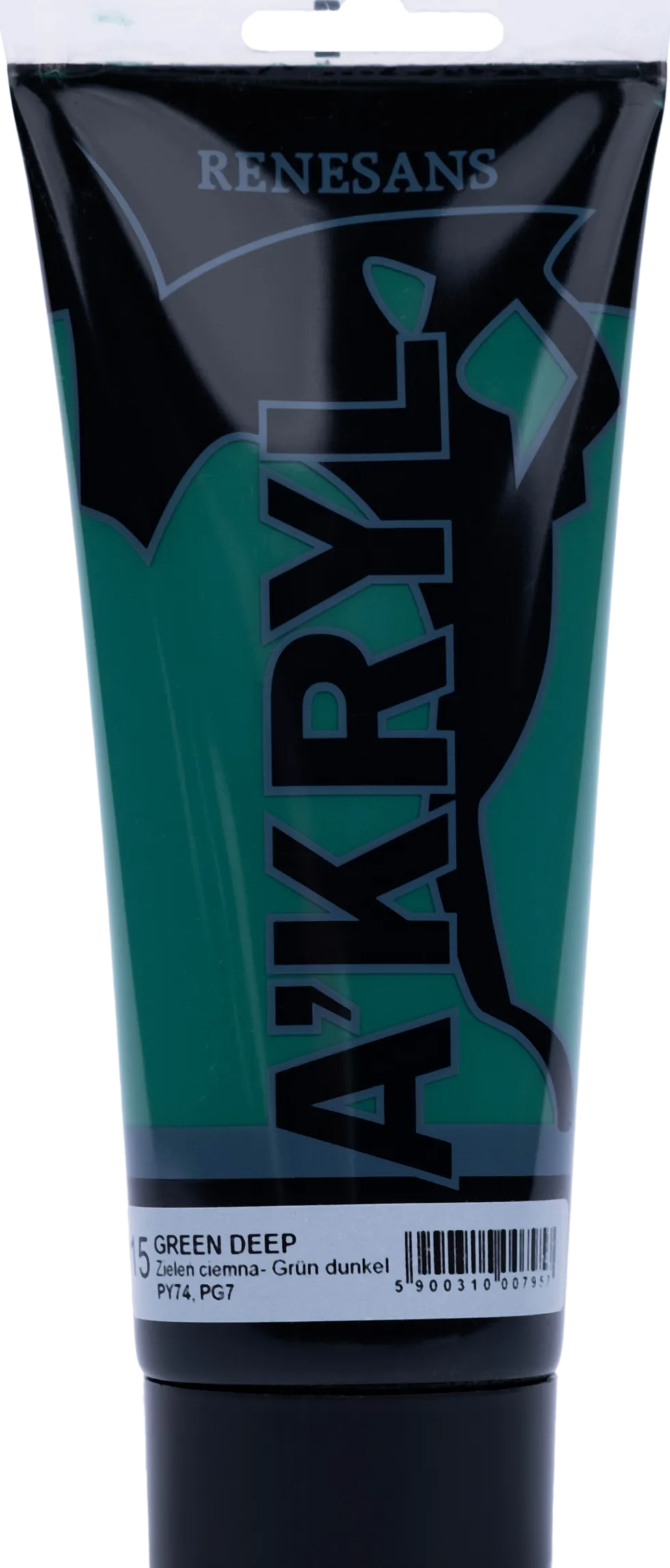 Farba akrylowa A'kryl - Renesans - zieleń ciemna, 200 ml