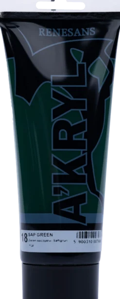 Farba akrylowa A'kryl - Renesans - zieleń soczysta, 200 ml